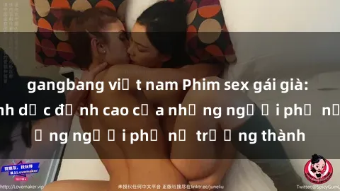 gangbang việt nam Phim sex gái già: Trải nghiệm tình dục đỉnh cao của những người phụ nữ trưởng thành